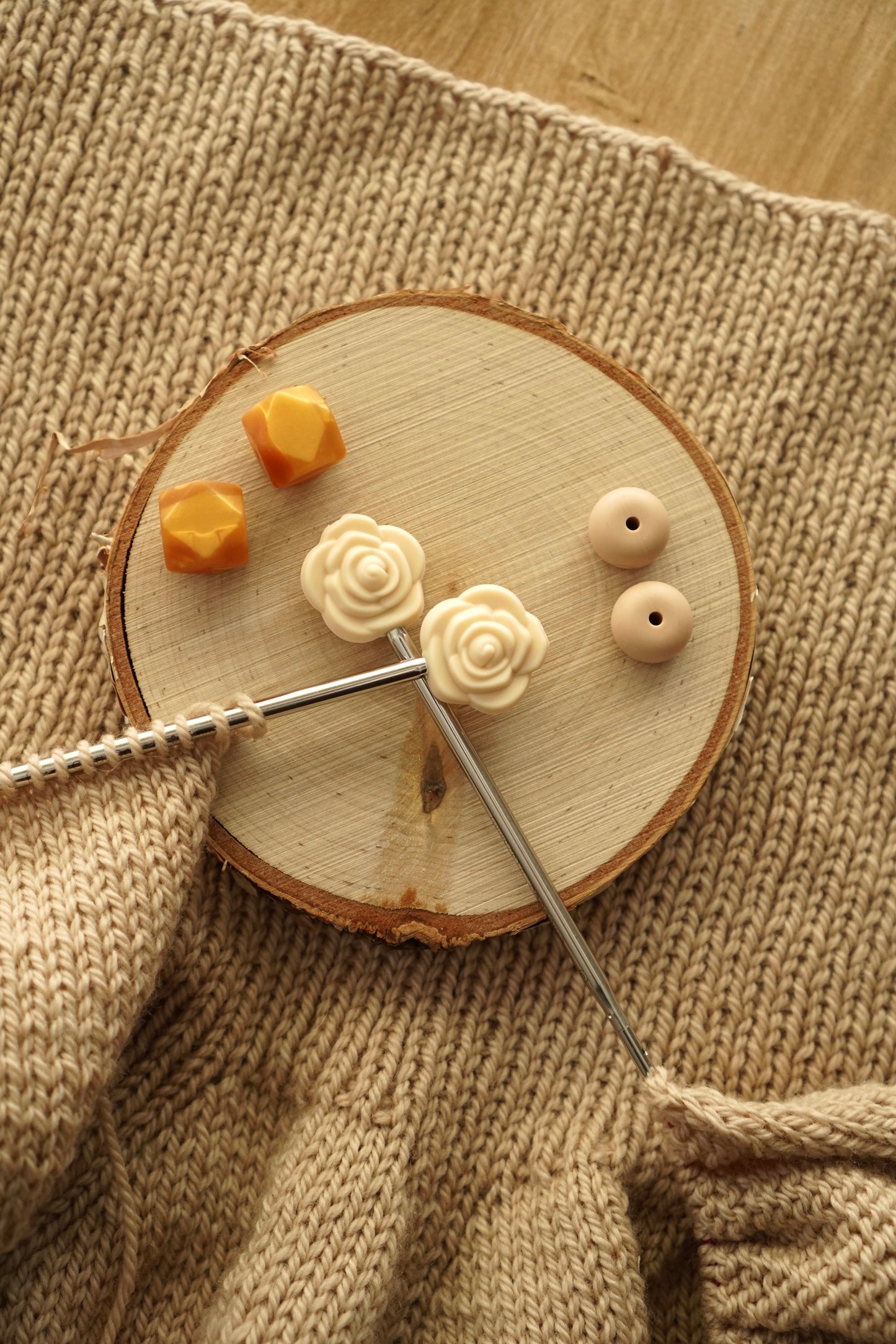Needle Stoppers / Honey Latte Set