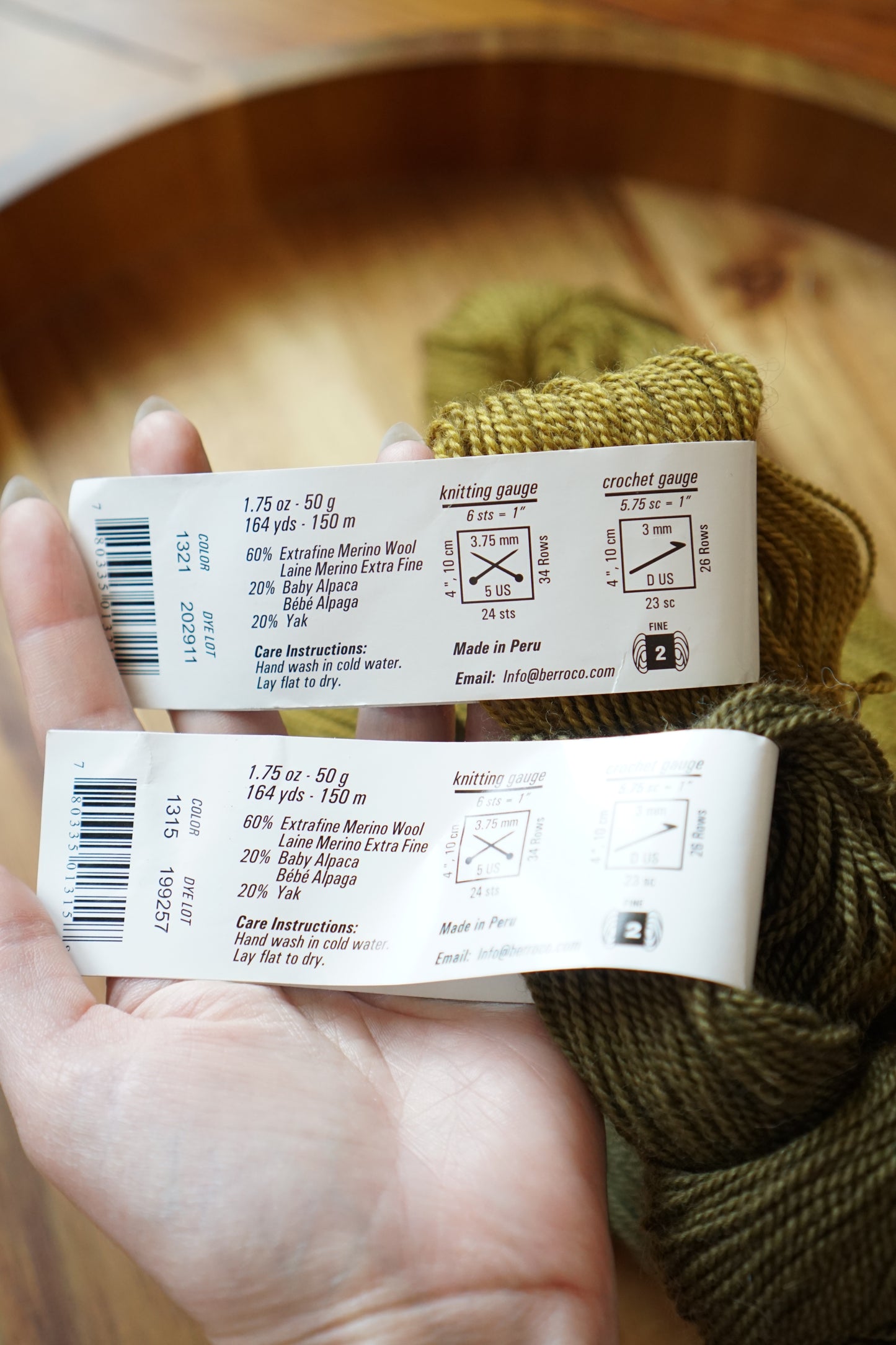 Destash / Berroco Quechua / Set of 3 skeins