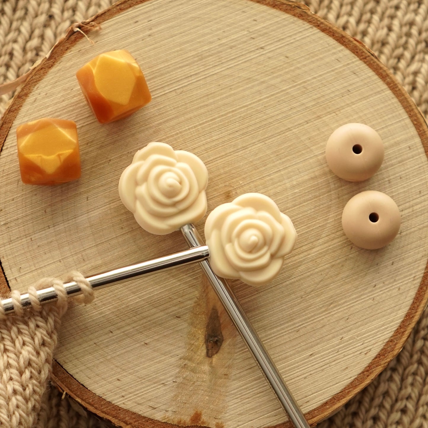 Needle Stoppers / Honey Latte Set
