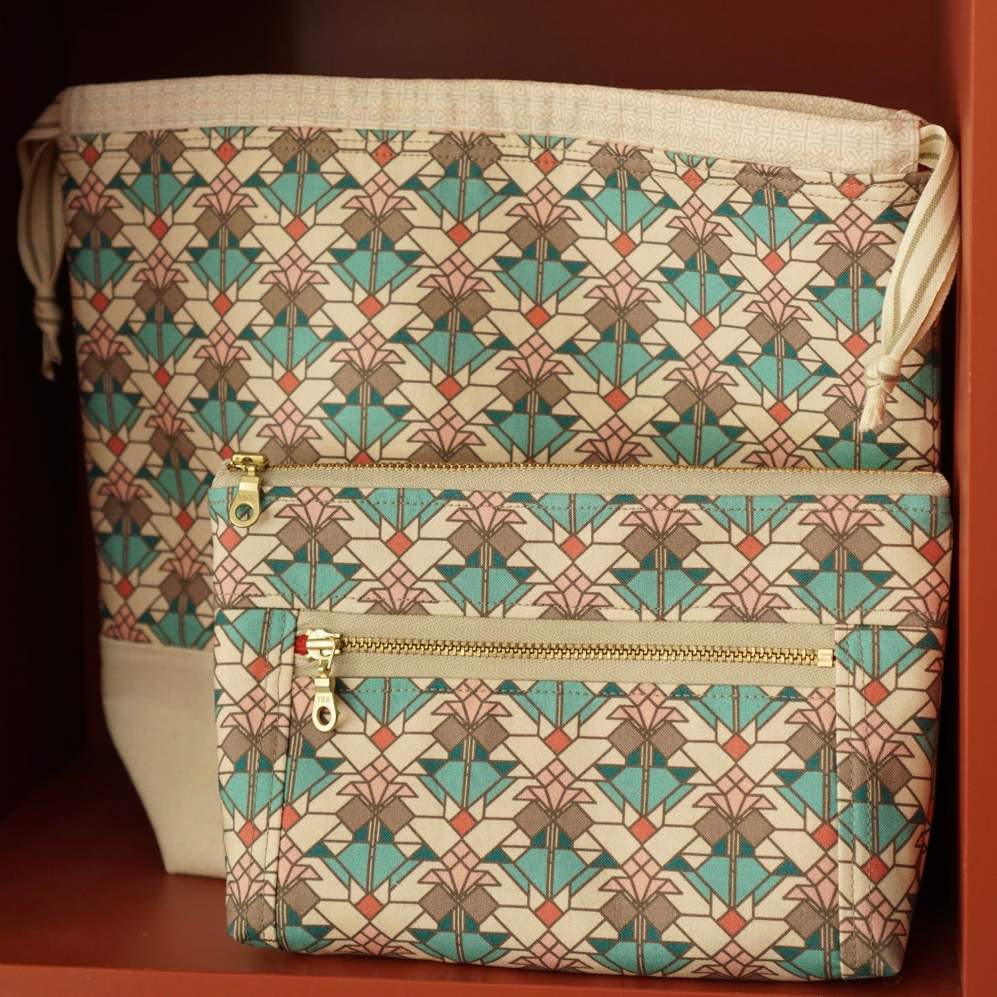 The Queen's Gambit Medium Drawstring Project Bag
