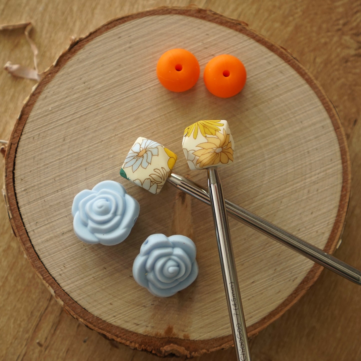 Needle Stoppers / Summer Floral Set