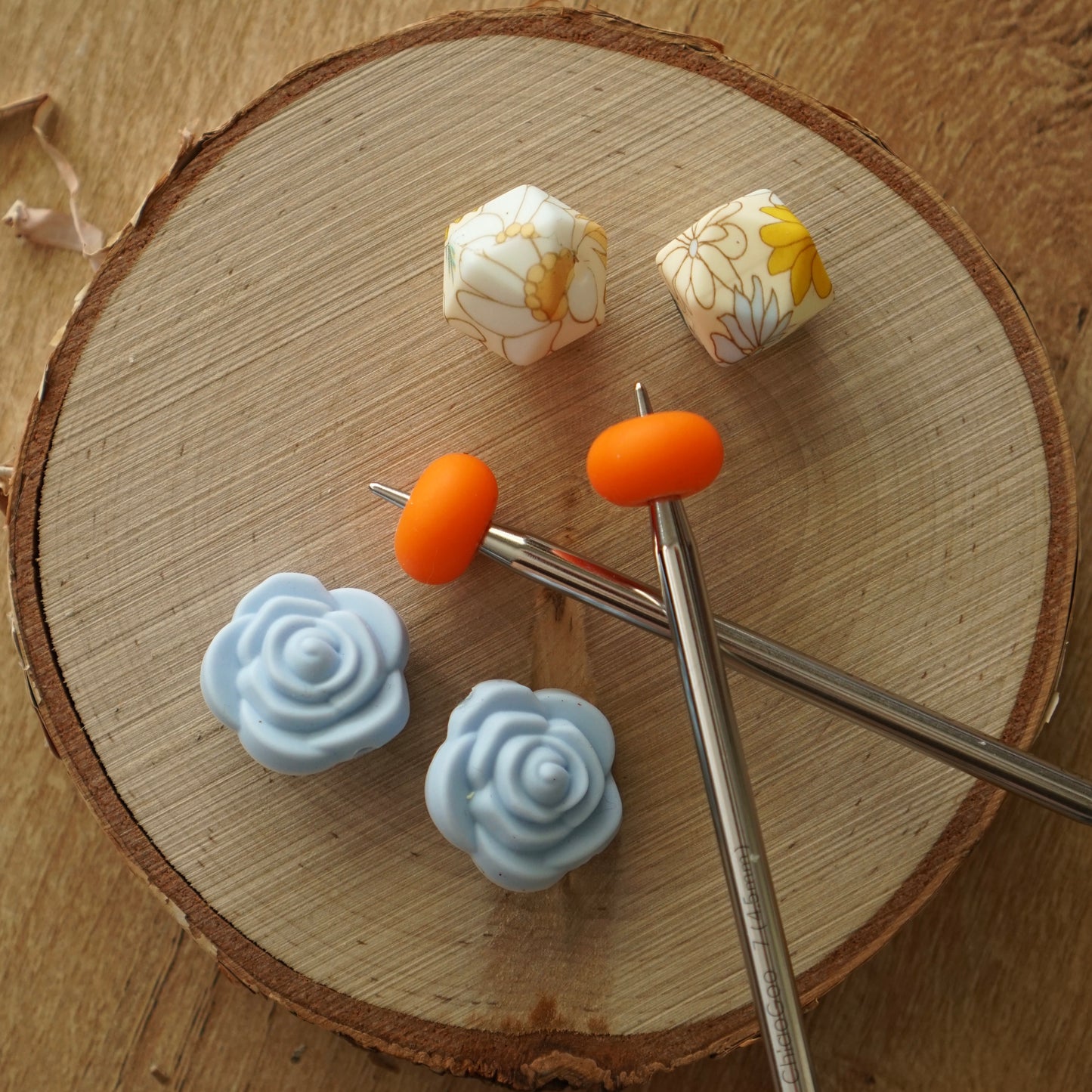 Needle Stoppers / Summer Floral Set