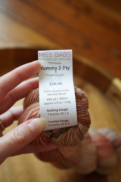 Destash / Miss Babs Fingering Yarn