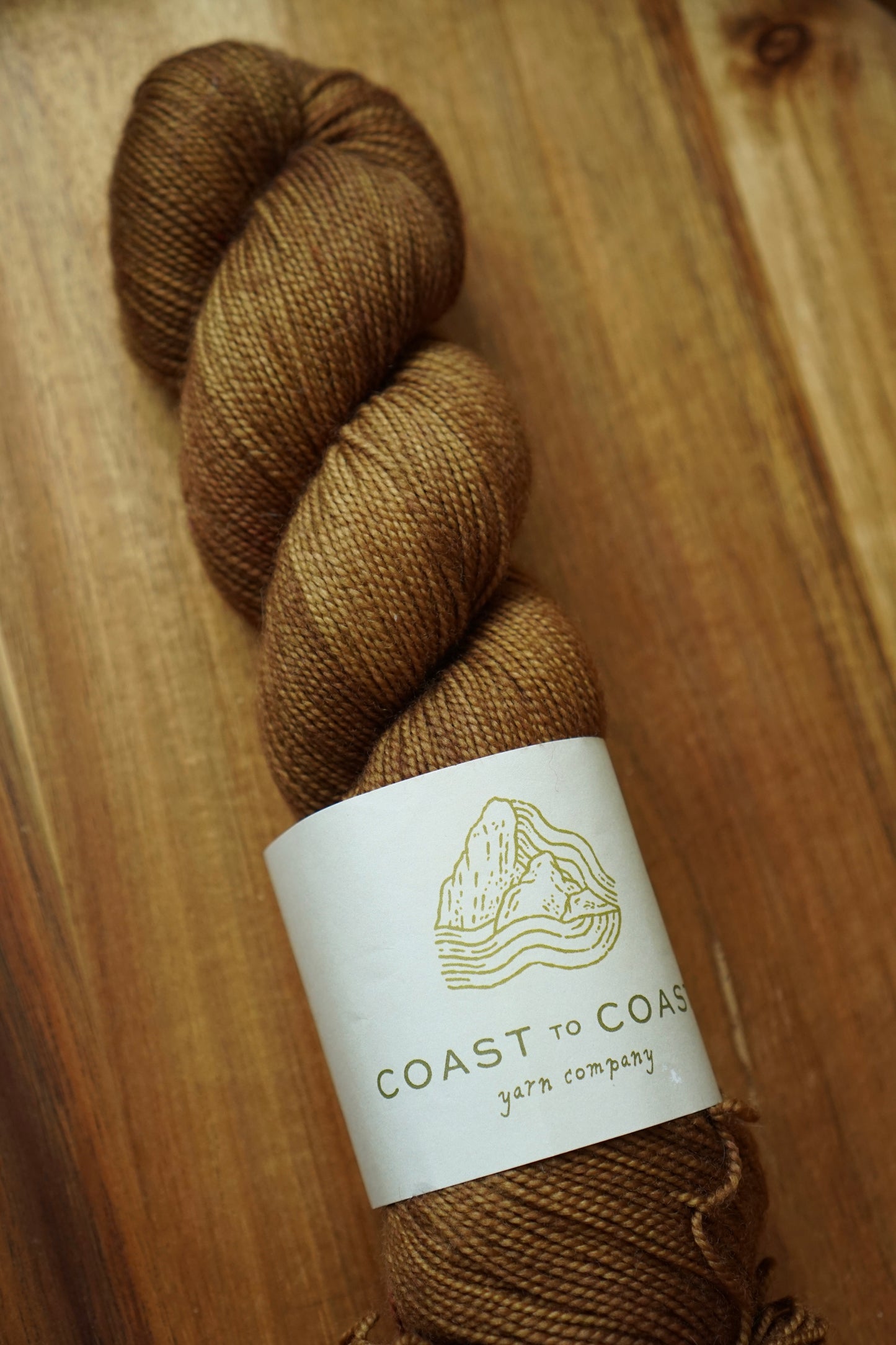 Destash / Coast to Coast Yarn Twist Sock / “Rust”