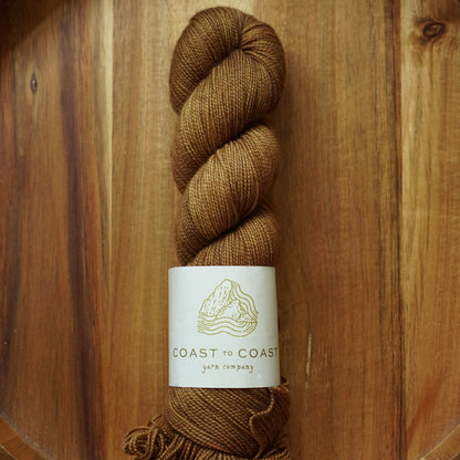 Destash / Coast to Coast Yarn Twist Sock / “Rust”