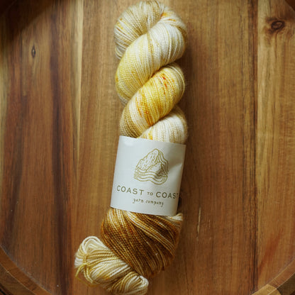 Destash / Coast to Coast Yarn / Cashmere Sock “Chanterelle”