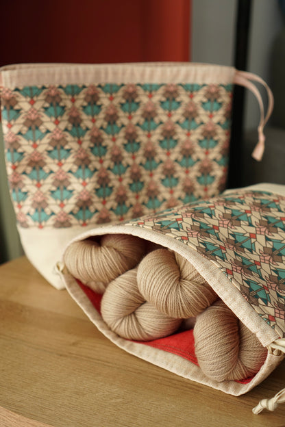 The Queen's Gambit Medium Drawstring Project Bag