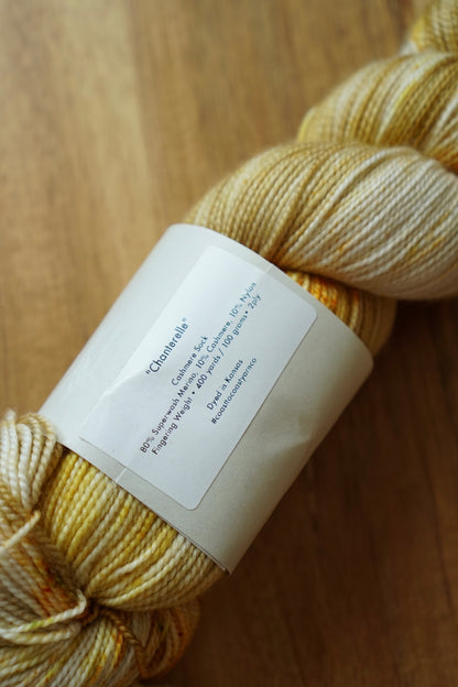 Destash / Coast to Coast Yarn / Cashmere Sock “Chanterelle”