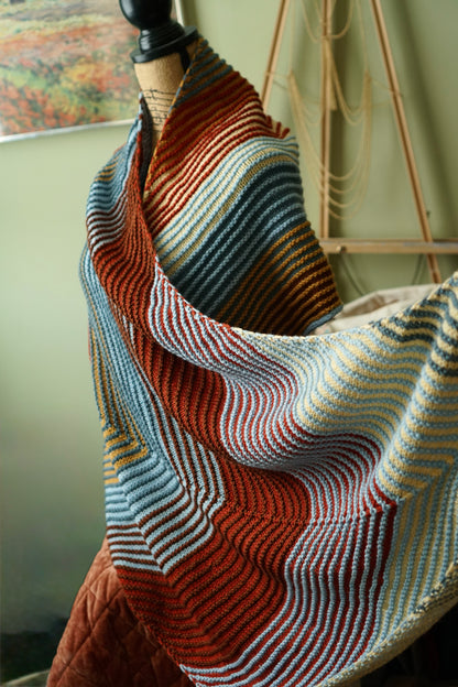 "Recollection Wrap" 7-Skein Tonal Set / Made to Order