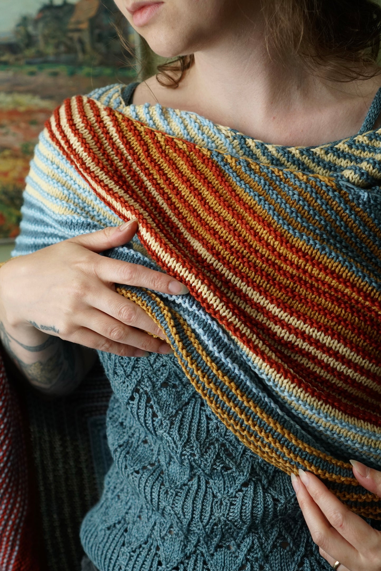 "Recollection Wrap" 7-Skein Tonal Set / Made to Order