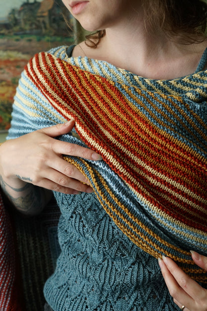 "Recollection Wrap" 7-Skein Tonal Set / Made to Order